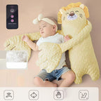 Remote Control Electric Baby Sleep Toy Cartoon Bear Shaped Plush Soothing Dolls Cartoon Baby Sleep Aid Comfort Soother Pillow
